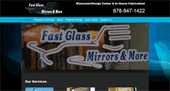 Desktop Screenshot of fastglassmirrorsandmore.com